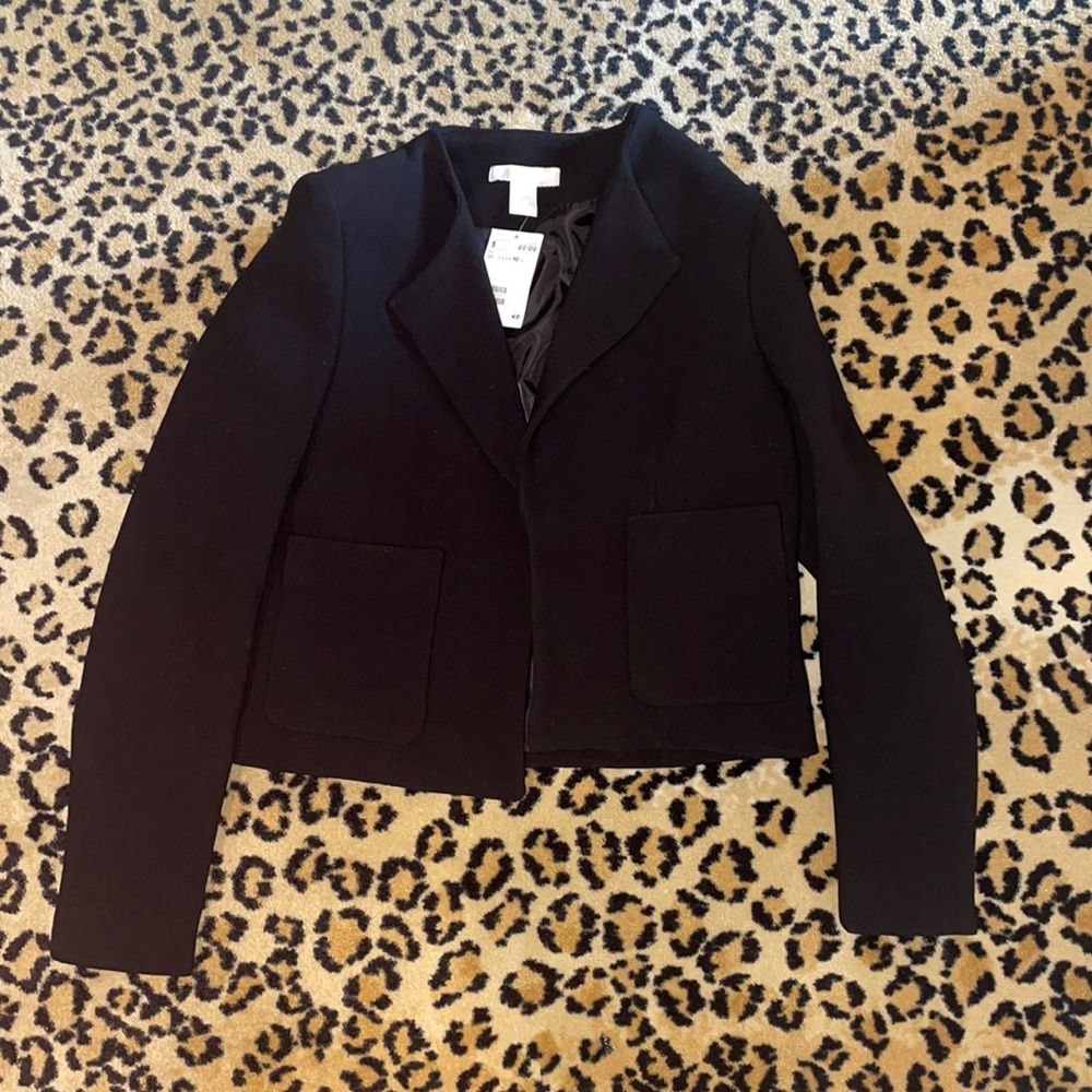 H&M cropped blazer